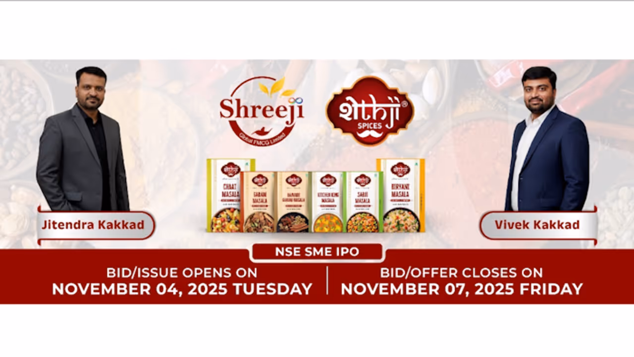 Shreeji Global FMCG’s ₹85 Cr IPO to Close on November 7, 2025