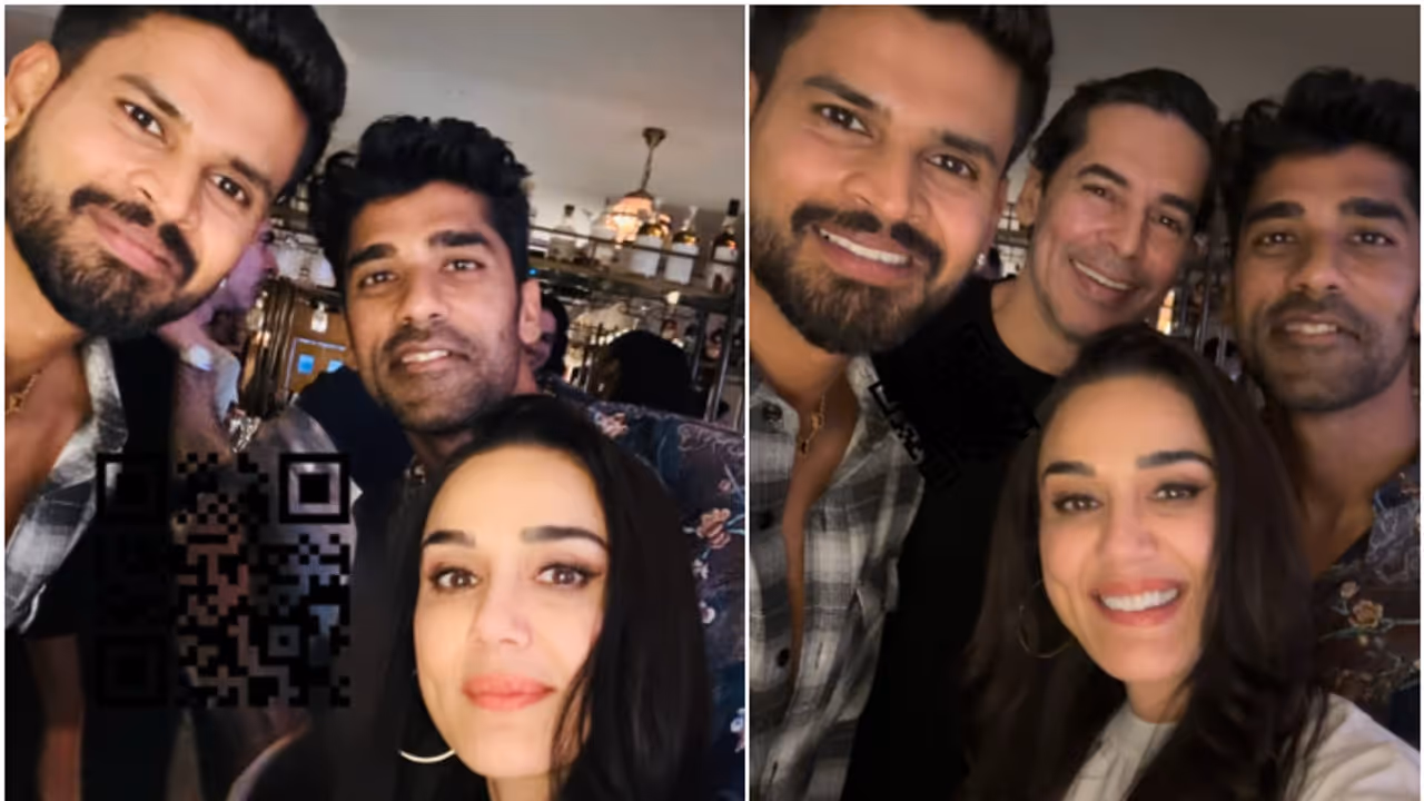 Preity Zinta Sreyas Iyer Preity Zinta Sreyas Iyer