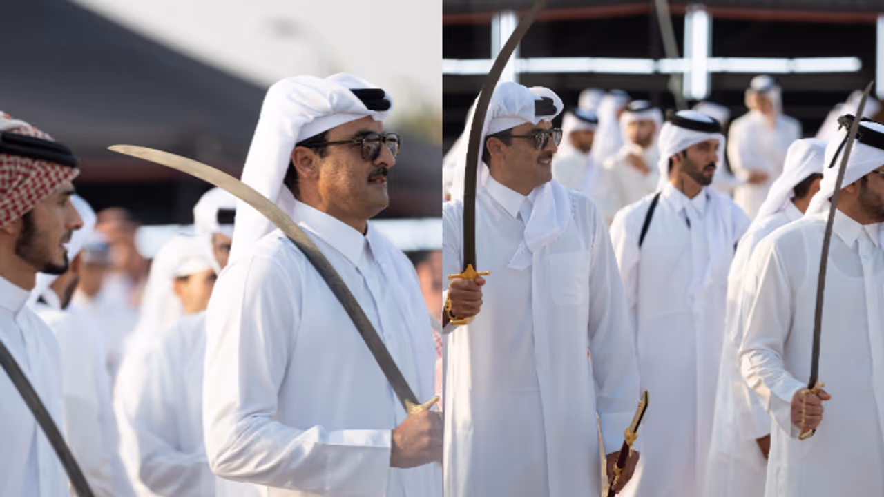 qatar amir participates in arda qatar amir participates in arda