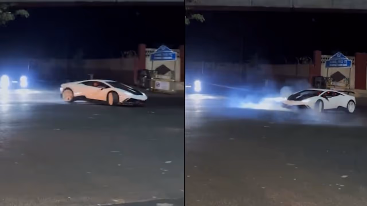 Bengaluru Lamborghini Flyover Stunt Goes Viral Bengaluru Lamborghini Flyover Stunt Goes Viral