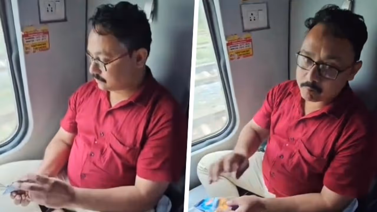 Viral Video | Train Passenger Refuses To Move From Reserved Seat, Sparks Online Debate (WATCH) Viral Video | Train Passenger Refuses To Move From Reserved Seat, Sparks Online Debate (WATCH)