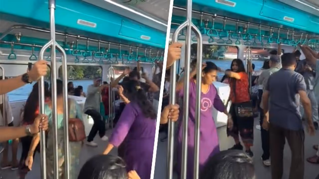 Watch: Tourists Turn Kochi Water Metro Into A Dance Floor, Viral Video Sparks Debate Watch: Tourists Turn Kochi Water Metro Into A Dance Floor, Viral Video Sparks Debate
