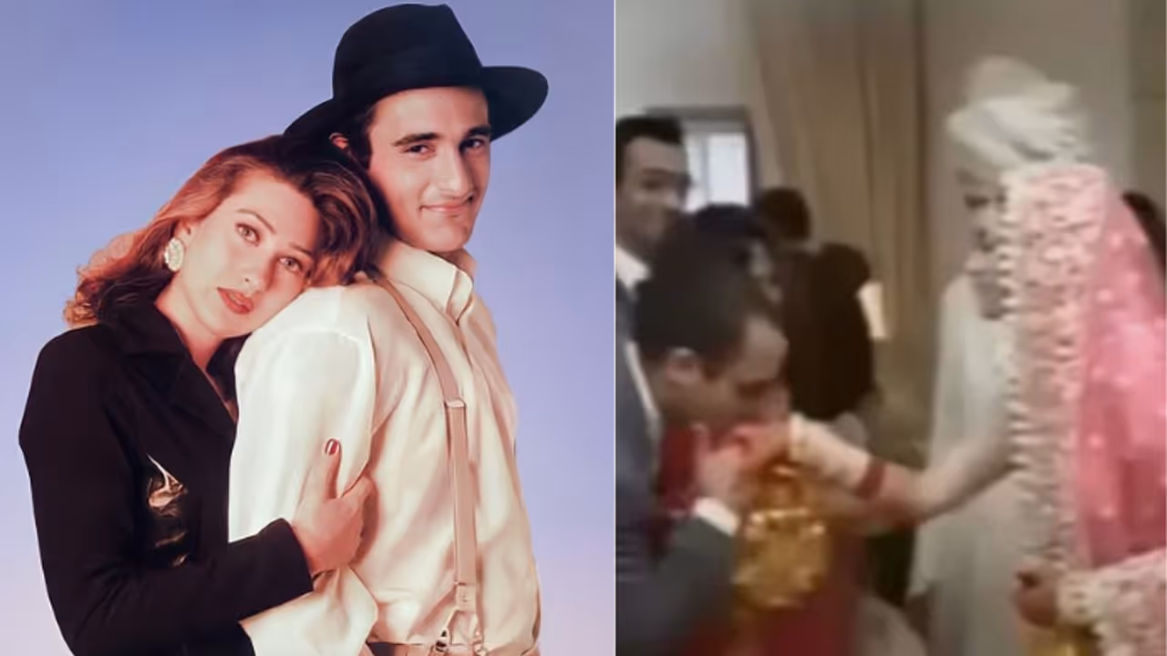 When Akshaye Khanna Kissed Rumoured Ex Lover Karisma Kapoor's Hand At Her Wedding To Sunjay Kapur (WATCH) When Akshaye Khanna Kissed Rumoured Ex Lover Karisma Kapoor's Hand At Her Wedding To Sunjay Kapur (WATCH)