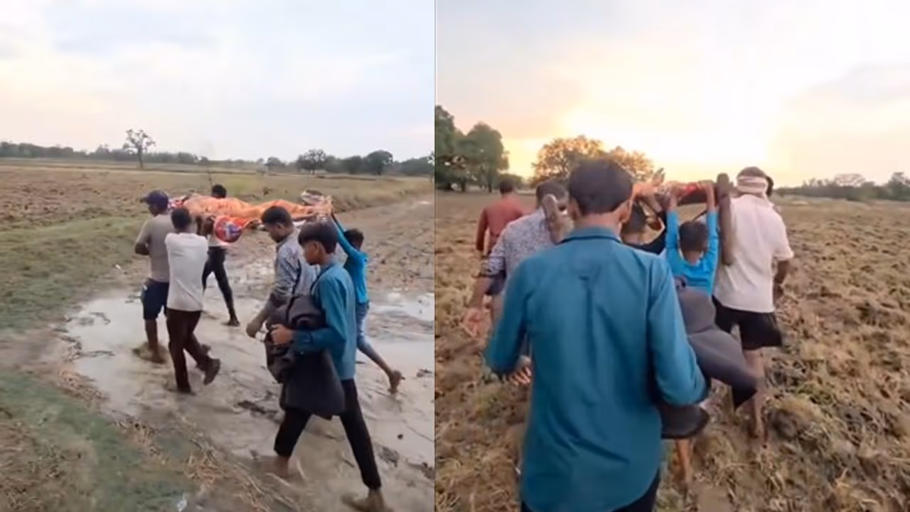 MP SHOCKER! Tribal Woman Dies After Being Carried On Cot As Ambulance Fails To Reach Rewa Village | WATCH MP SHOCKER! Tribal Woman Dies After Being Carried On Cot As Ambulance Fails To Reach Rewa Village | WATCH