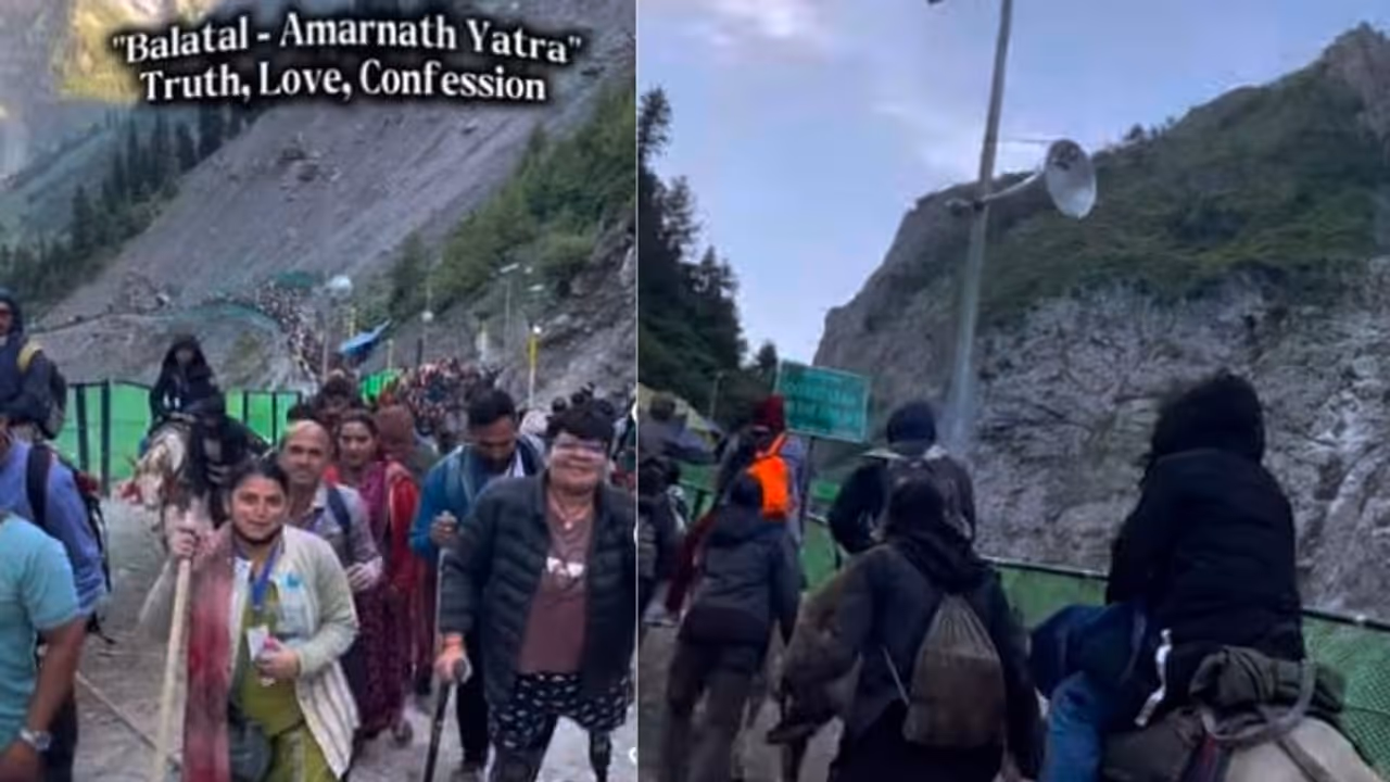 Viral Video: Woman With Prosthetic Leg Conquers Baltal Trek During Amarnath Yatra, Inspires Thousands (WATCH) Viral Video: Woman With Prosthetic Leg Conquers Baltal Trek During Amarnath Yatra, Inspires Thousands (WATCH)