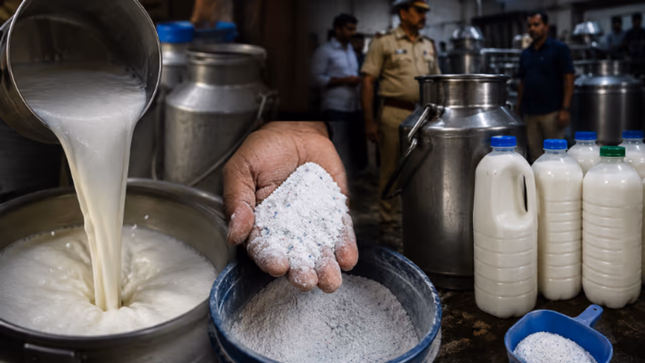 Maharashtra Synthetic Milk Scam: 2.3 Crore Litres Made Using Detergent Powder, Shocking Racket Exposed Maharashtra Synthetic Milk Scam: 2.3 Crore Litres Made Using Detergent Powder, Shocking Racket Exposed