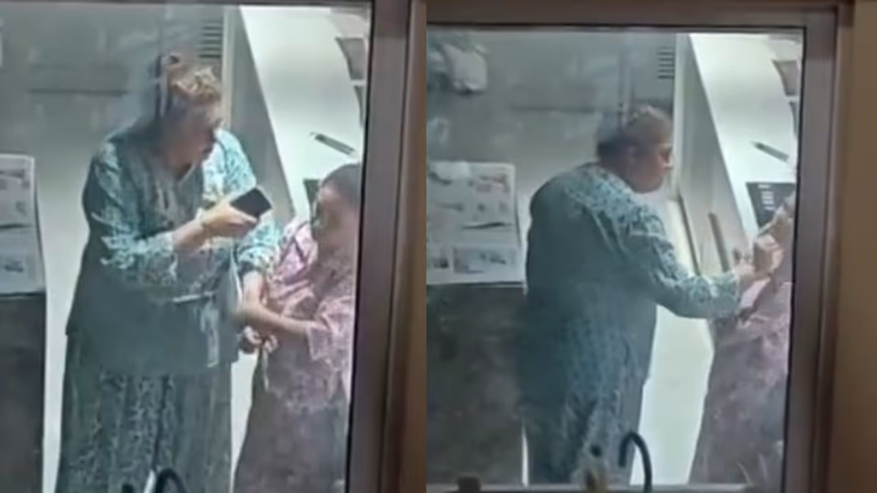 Gurugram High Rise Horror: Woman Seen Pulling Domestic Worker’s Hair in Viral Video, Sparks Outrage | WATCH Gurugram High Rise Horror: Woman Seen Pulling Domestic Worker’s Hair in Viral Video, Sparks Outrage | WATCH