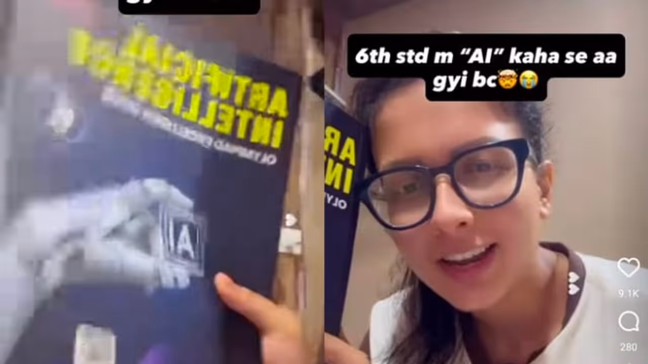 AI And Python In Class 6: Mumbai Woman’s Textbook Discovery Stuns The Internet | WATCH VIRAL VIDEO AI And Python In Class 6: Mumbai Woman’s Textbook Discovery Stuns The Internet | WATCH VIRAL VIDEO