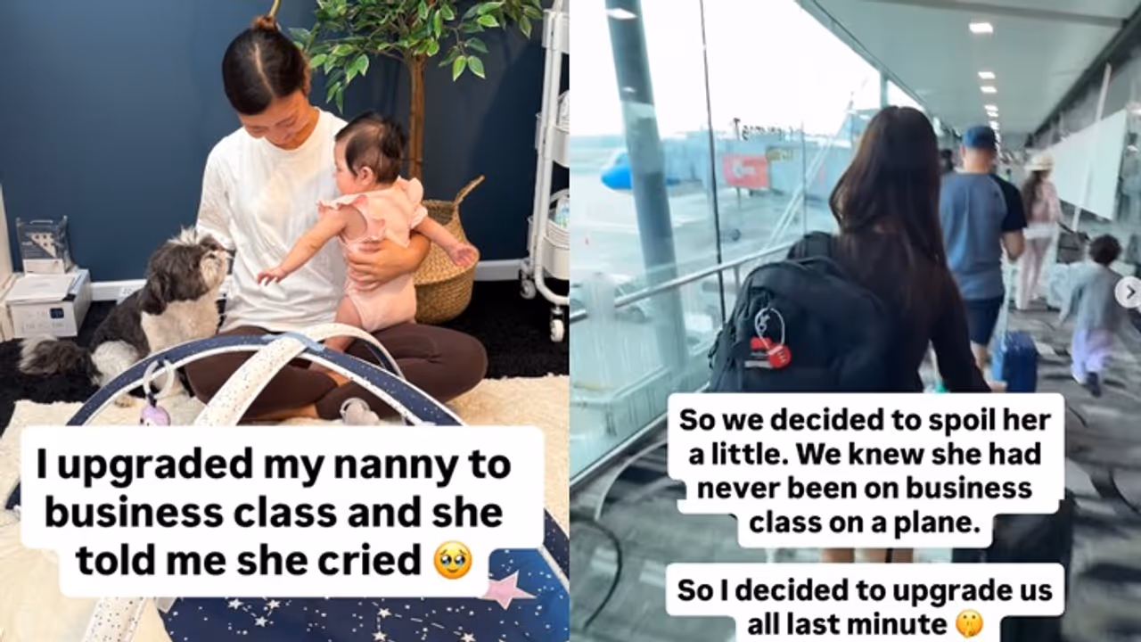 Viral Post | CEO Takes Nanny to Bali in Business Class, Emotional Reaction Melts Hearts (WATCH) Viral Post | CEO Takes Nanny to Bali in Business Class, Emotional Reaction Melts Hearts (WATCH)