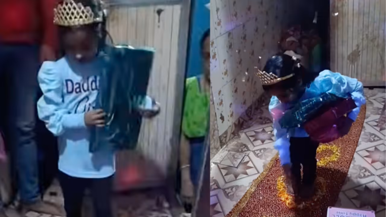 Little Girl Walks Into a Home Filled With Trail of Birthday Gifts, Video Wins Hearts Online: ‘She Will Remember This’ Little Girl Walks Into a Home Filled With Trail of Birthday Gifts, Video Wins Hearts Online: ‘She Will Remember This’