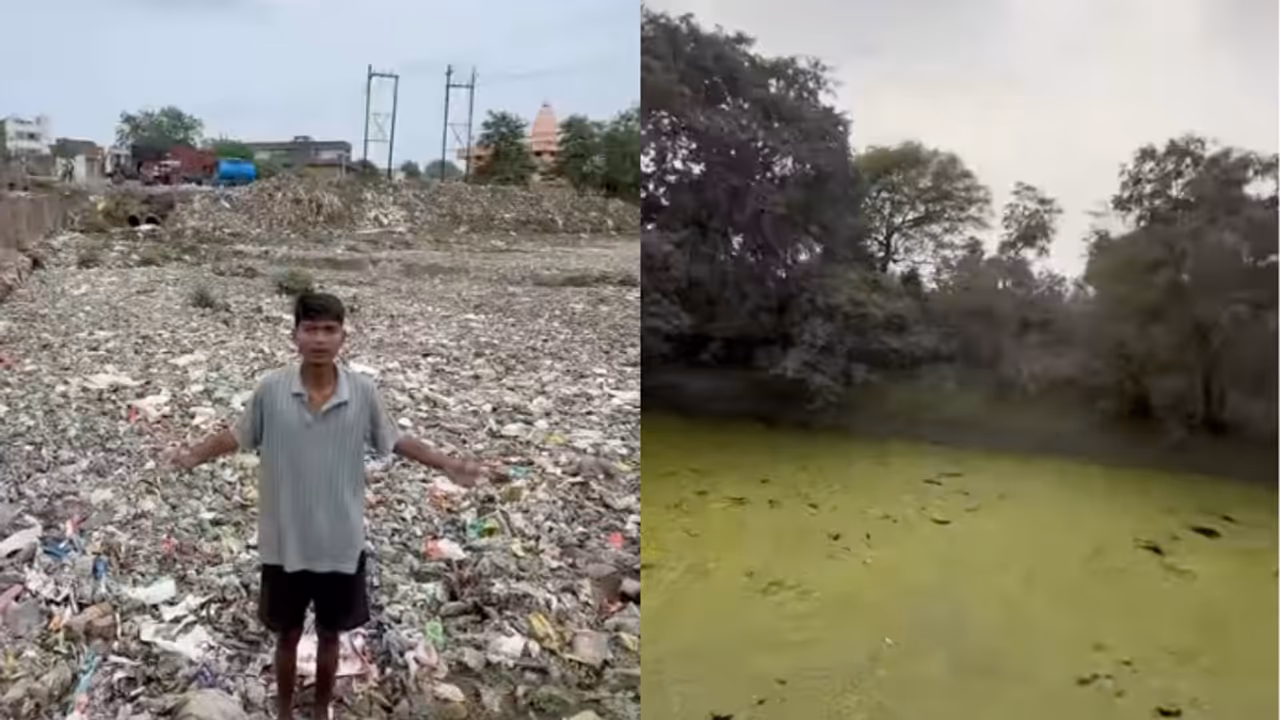 Gen Z Hero Cleans Polluted MP River, Before After Transformation Wins Hearts: 'Sirf Videos Nahi Banaye, Kaam Bhi Kiya' Gen Z Hero Cleans Polluted MP River, Before After Transformation Wins Hearts: 'Sirf Videos Nahi Banaye, Kaam Bhi Kiya'