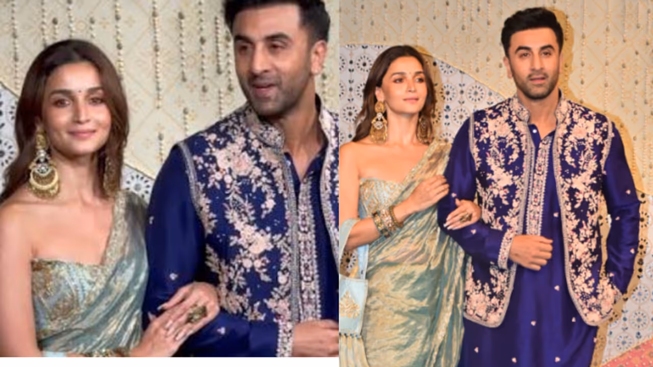 Ranbir Kapoor Shells Husband Goals As He Cutely Convinces Alia Bhatt to Pose Solo At Ambani's Ganpati Celebration WATCH Ranbir Kapoor Shells Husband Goals As He Cutely Convinces Alia Bhatt to Pose Solo At Ambani's Ganpati Celebration WATCH