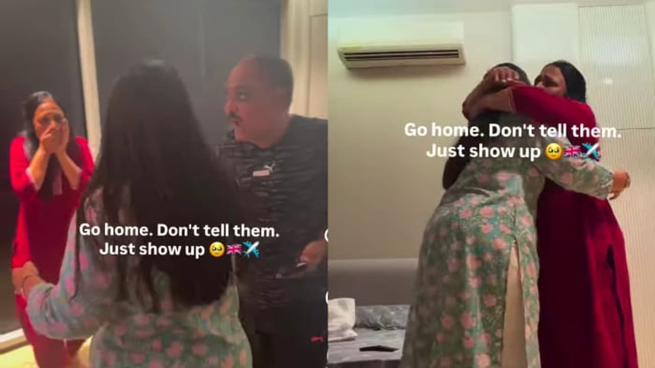 ‘They Had No Idea’: Woman Flies From UK to India to Surprise Her In Laws, Viral Video Wins Hearts | WATCH ‘They Had No Idea’: Woman Flies From UK to India to Surprise Her In Laws, Viral Video Wins Hearts | WATCH