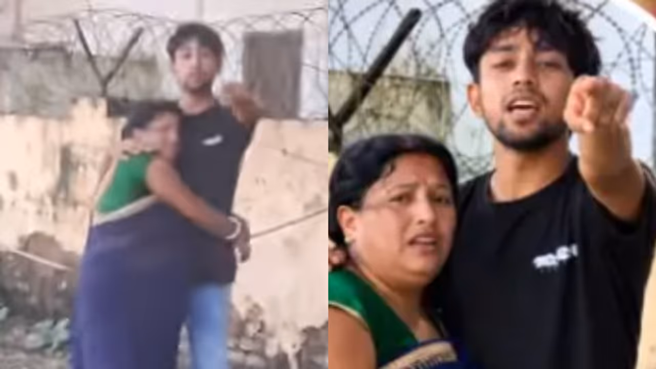 Varanasi: 40 Year Old Woman Elopes With 22 Year Old Lover, Residents Catch Them | VIRAL VIDEO Varanasi: 40 Year Old Woman Elopes With 22 Year Old Lover, Residents Catch Them | VIRAL VIDEO
