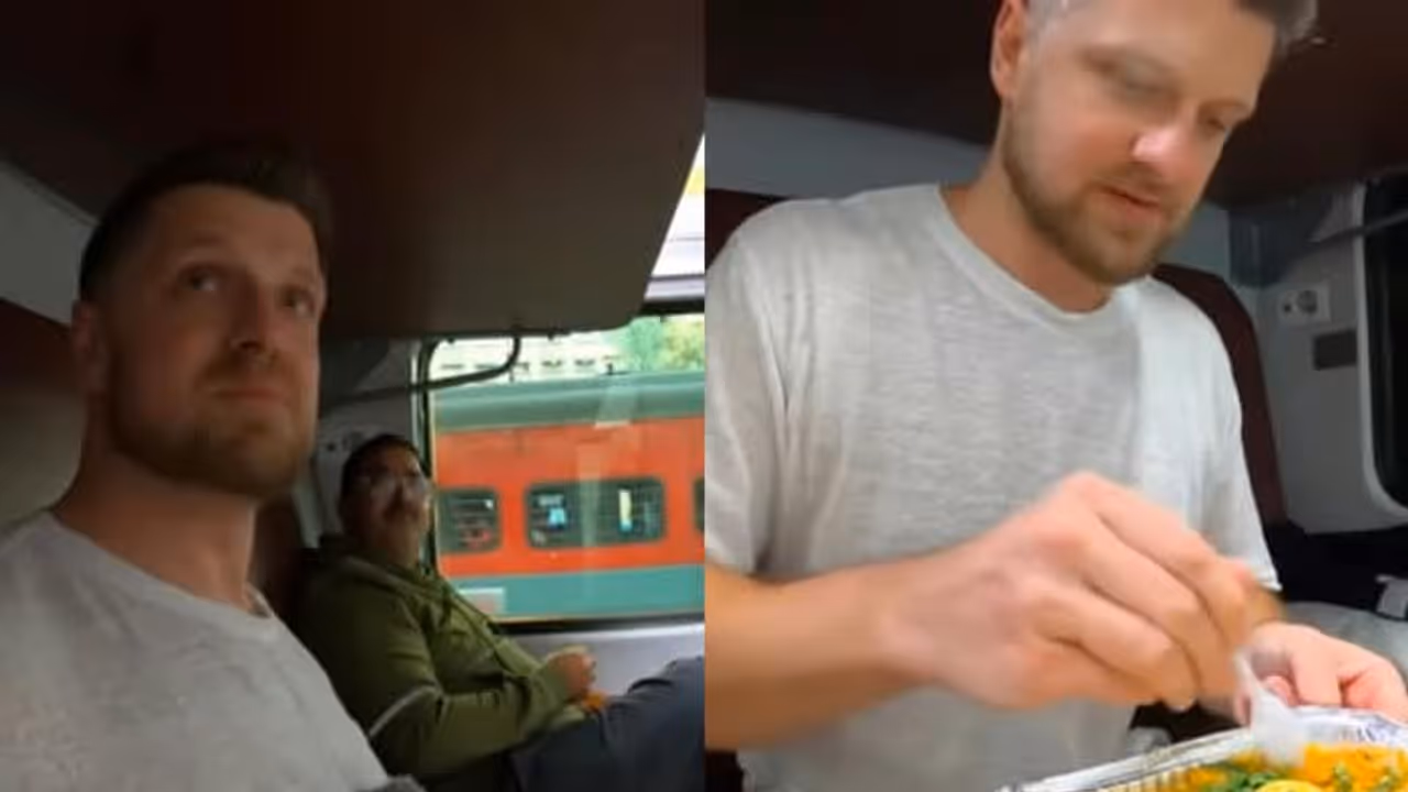WATCH Viral Video | Dutch YouTuber Reviews India’s First AC Train After 26 Hour Journey—Here’s What Happened WATCH Viral Video | Dutch YouTuber Reviews India’s First AC Train After 26 Hour Journey—Here’s What Happened
