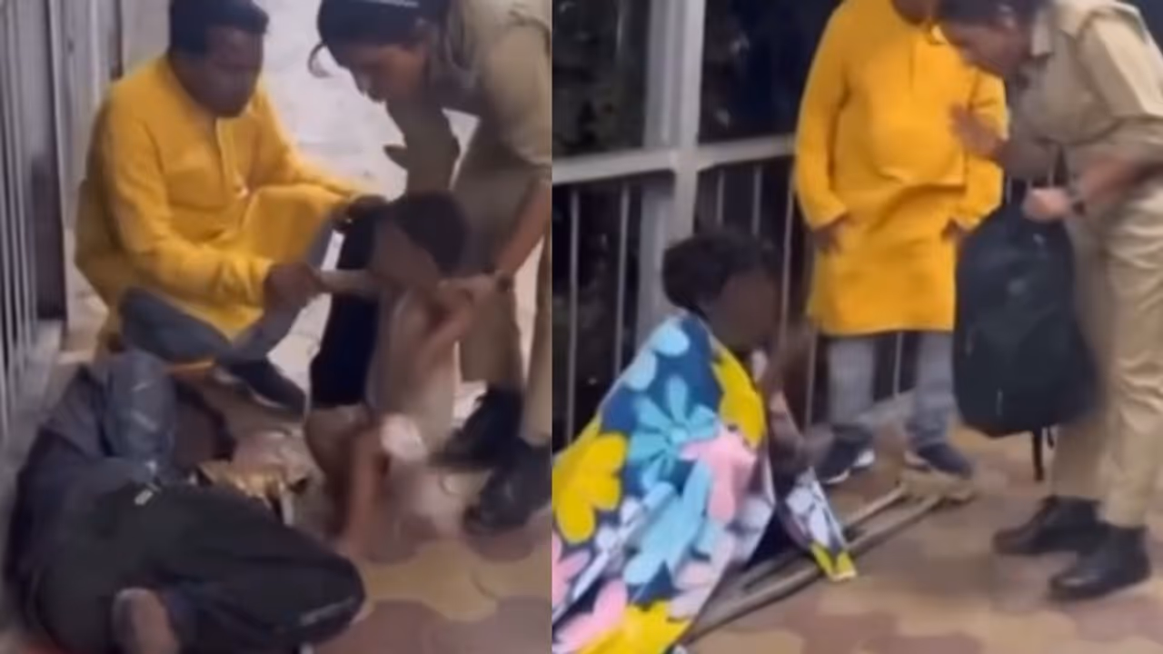 RPF Jawan Steps In After Father Collapses Due To Hunger, Crying Toddler Found Beside Him (WATCH) RPF Jawan Steps In After Father Collapses Due To Hunger, Crying Toddler Found Beside Him (WATCH)