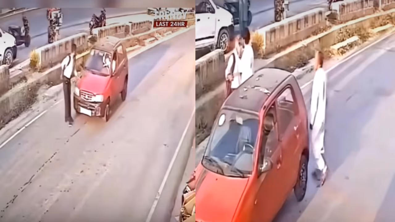 Man Accidentally Hits Boy With Car, Stops To Check On Him And Hugs Him; Internet Praises Kind Gesture Man Accidentally Hits Boy With Car, Stops To Check On Him And Hugs Him; Internet Praises Kind Gesture