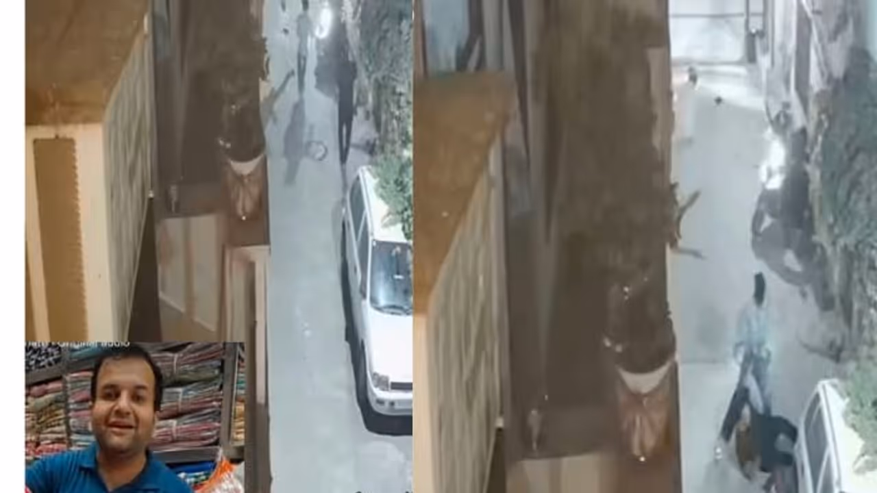 Amritsar Shocker: Cloth Trader Shot After Allegedly Refusing Extortion Demand, CCTV Captures Attack Amritsar Shocker: Cloth Trader Shot After Allegedly Refusing Extortion Demand, CCTV Captures Attack