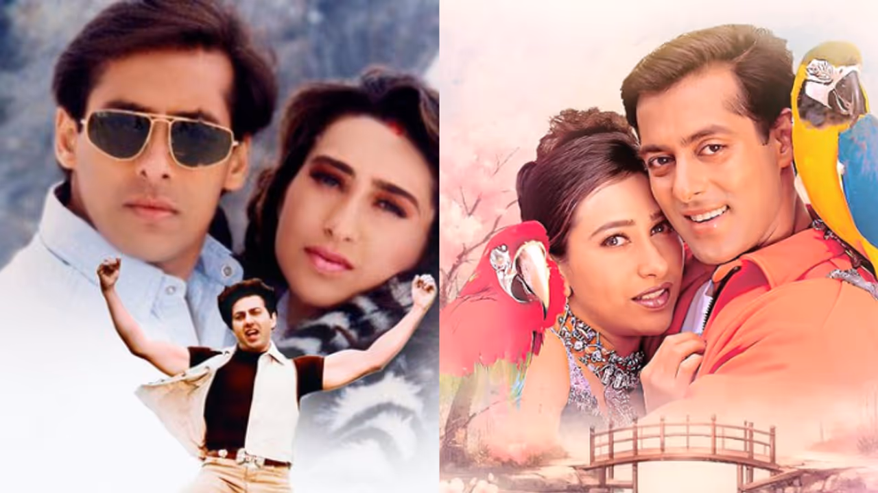 Salman Khan, Karisma Kapoor’s Chemistry Winning Hearts Again! 5 ICONIC Films to Revisit, Biwi No.1 to Jeet Salman Khan, Karisma Kapoor’s Chemistry Winning Hearts Again! 5 ICONIC Films to Revisit, Biwi No.1 to Jeet