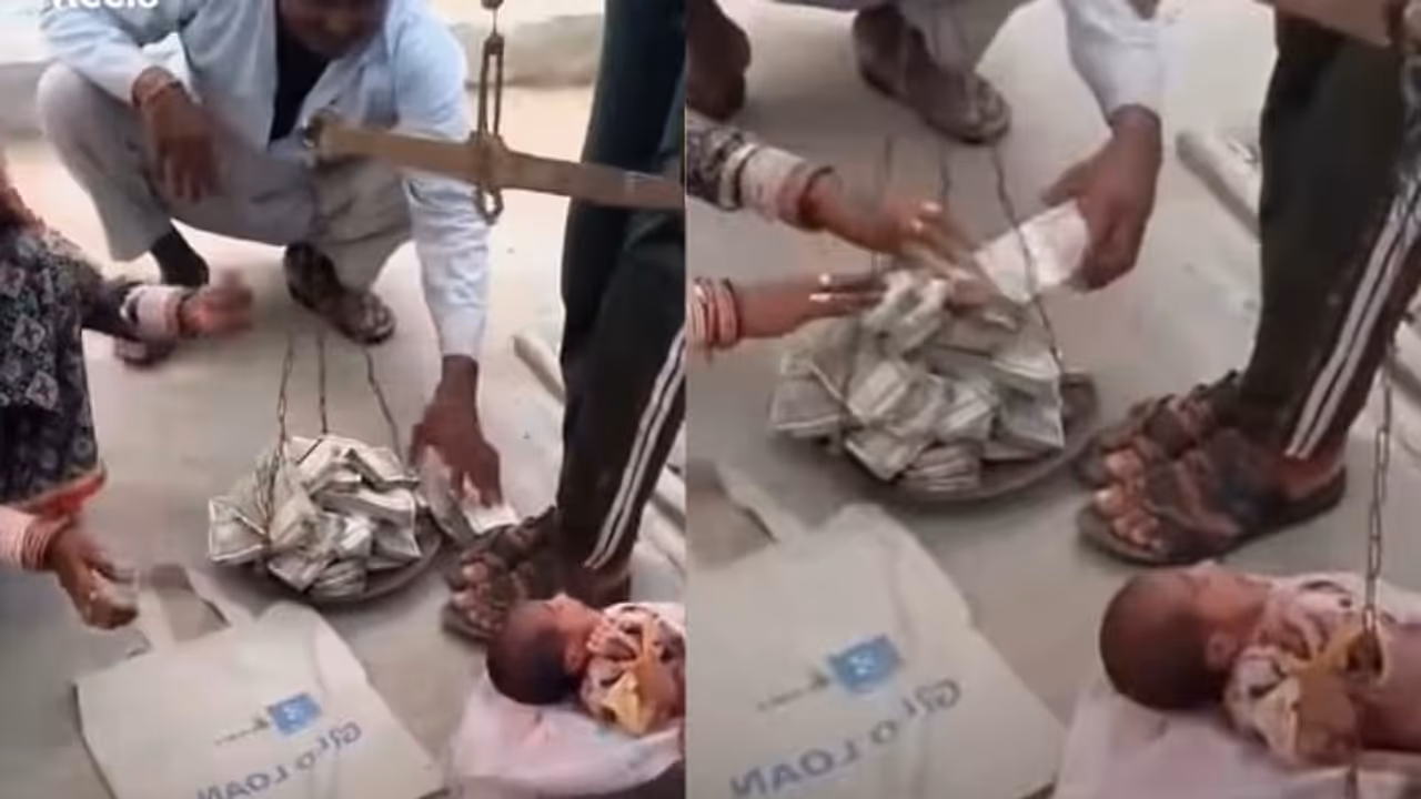 Father Donates Money Equal to Newborn Daughter’s Weight, Viral Video Wins Hearts (WATCH) Father Donates Money Equal to Newborn Daughter’s Weight, Viral Video Wins Hearts (WATCH)