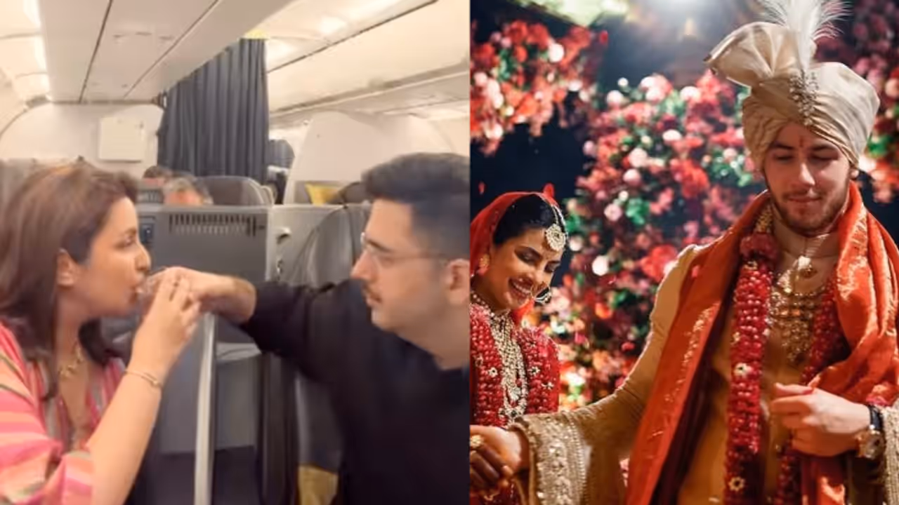 'Priyanka Chopra Ki Copy?': Parineeti Chopra Raghav Chadha's Mid Air Karwa Chauth Celebration Draws Trolling 'Priyanka Chopra Ki Copy?': Parineeti Chopra Raghav Chadha's Mid Air Karwa Chauth Celebration Draws Trolling