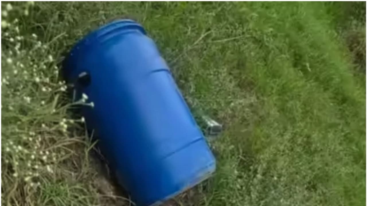 Blue drum dead body Blue drum dead body