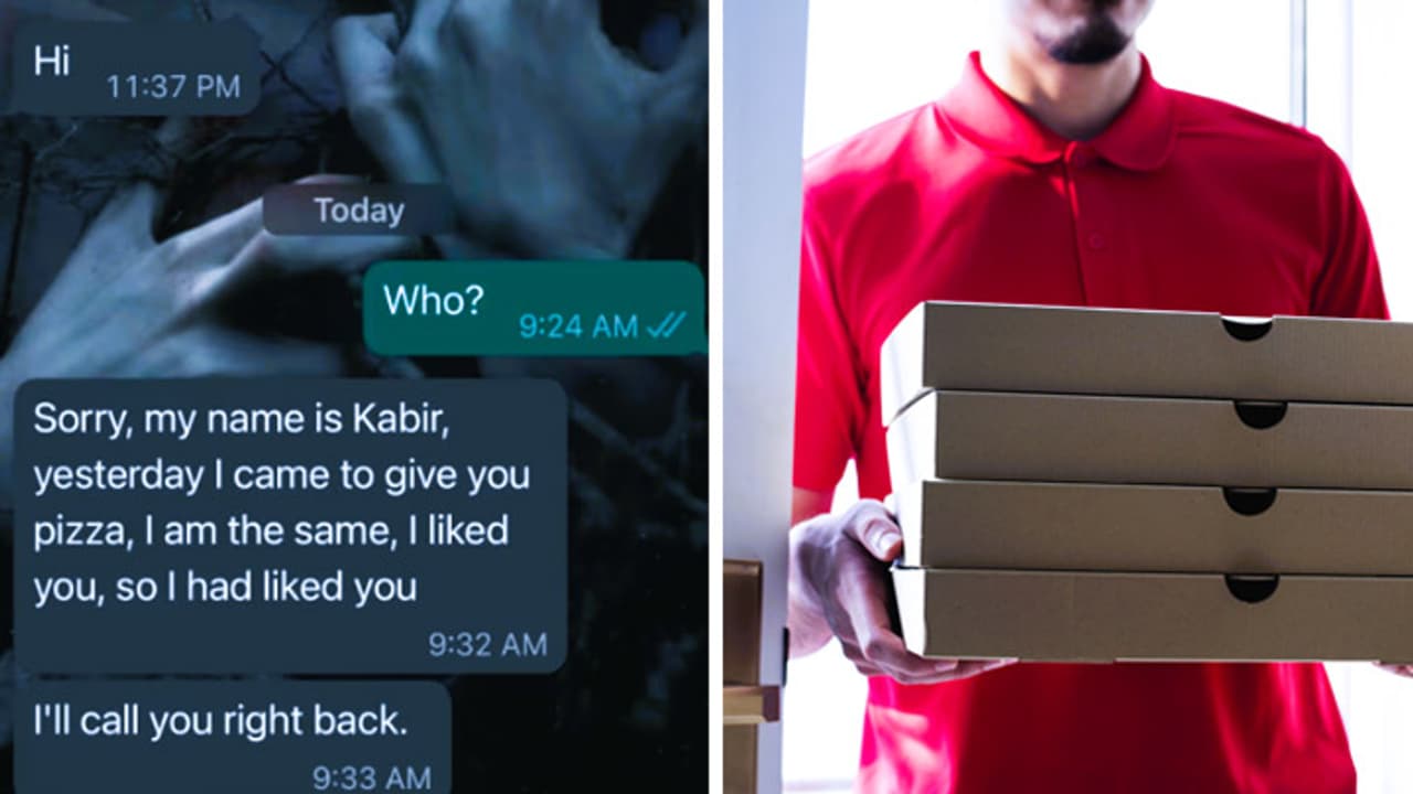 pizza delivery boy send love proposal to girl on whatsapp pizza delivery boy send love proposal to girl on whatsapp