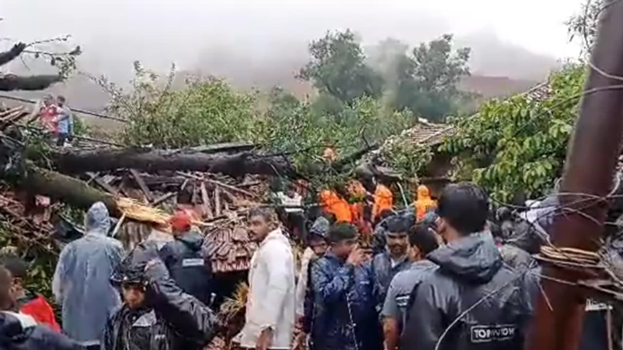 Landslide in Maharashtra Raigad Landslide in Maharashtra Raigad