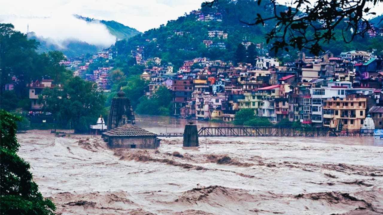 Flood damage in Himachal Pradesh Flood damage in Himachal Pradesh