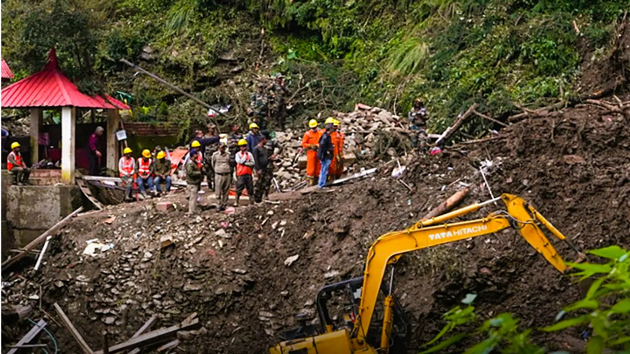Heavy rain floods and landslides in Himachal Pradesh Heavy rain floods and landslides in Himachal Pradesh