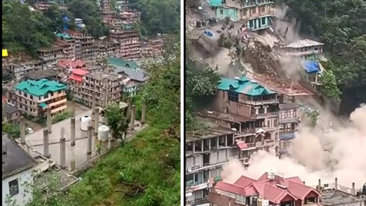 Massive landslide hits Kullu Massive landslide hits Kullu