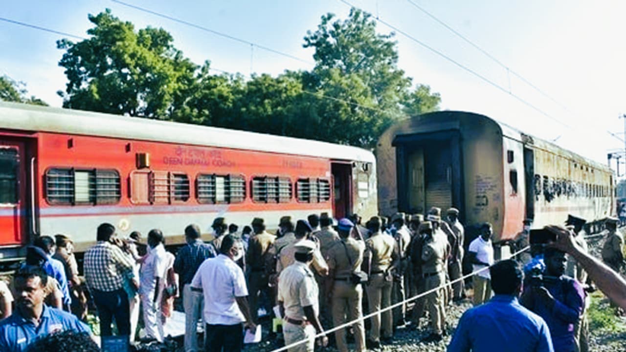 Madurai Train Fire Madurai Train Fire