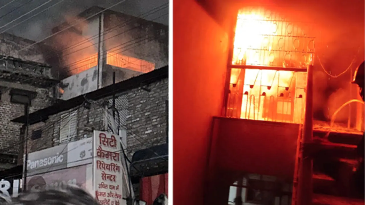 fire in kanpur mercantile building fire in kanpur mercantile building