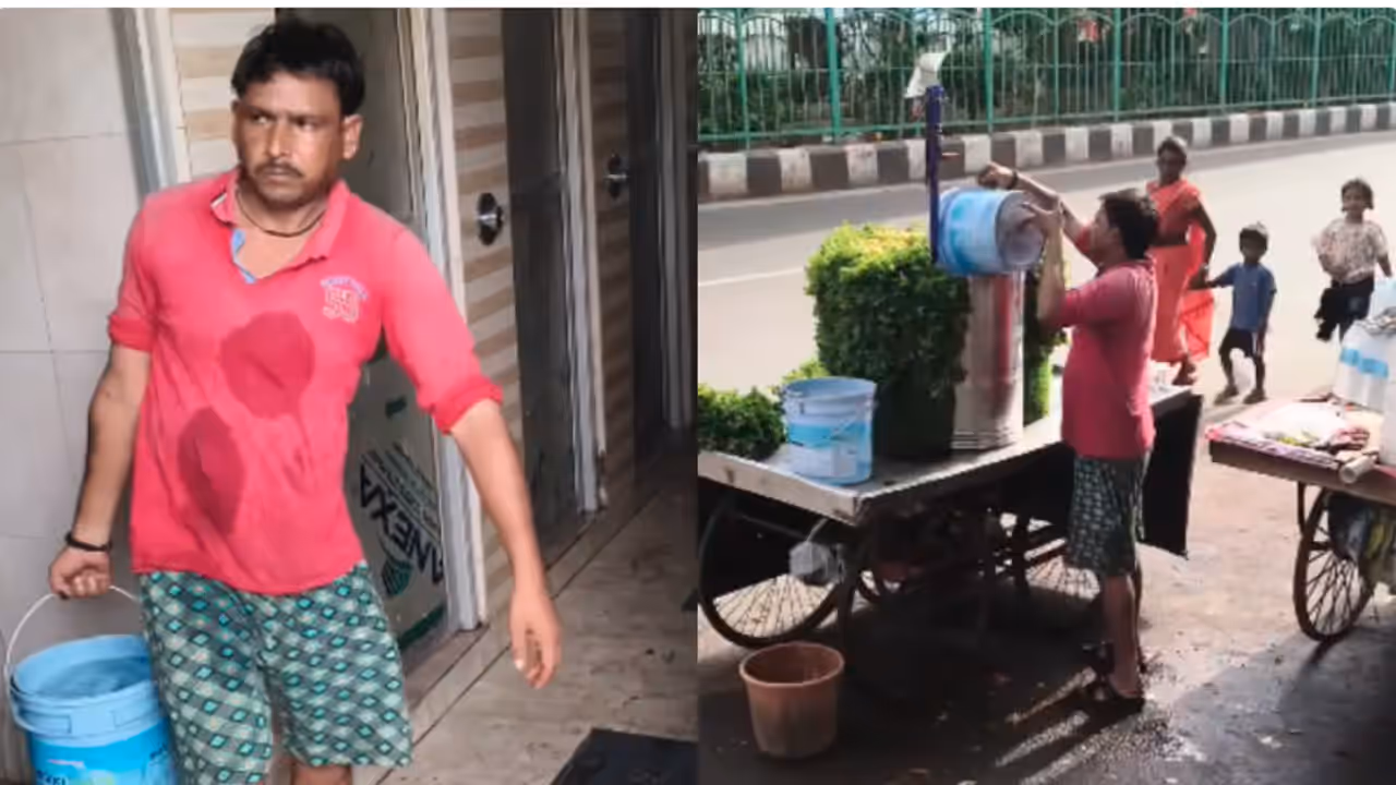 Watch: Viral Video Allegedly Shows Lucknow Shikanji Vendor Using Water From Public Toilet, Sparks Outrage Watch: Viral Video Allegedly Shows Lucknow Shikanji Vendor Using Water From Public Toilet, Sparks Outrage
