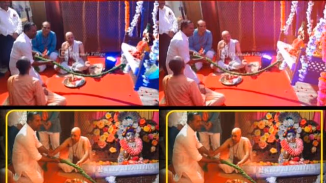 Speaker UT Khader weighed Lord Krishnas cradle 