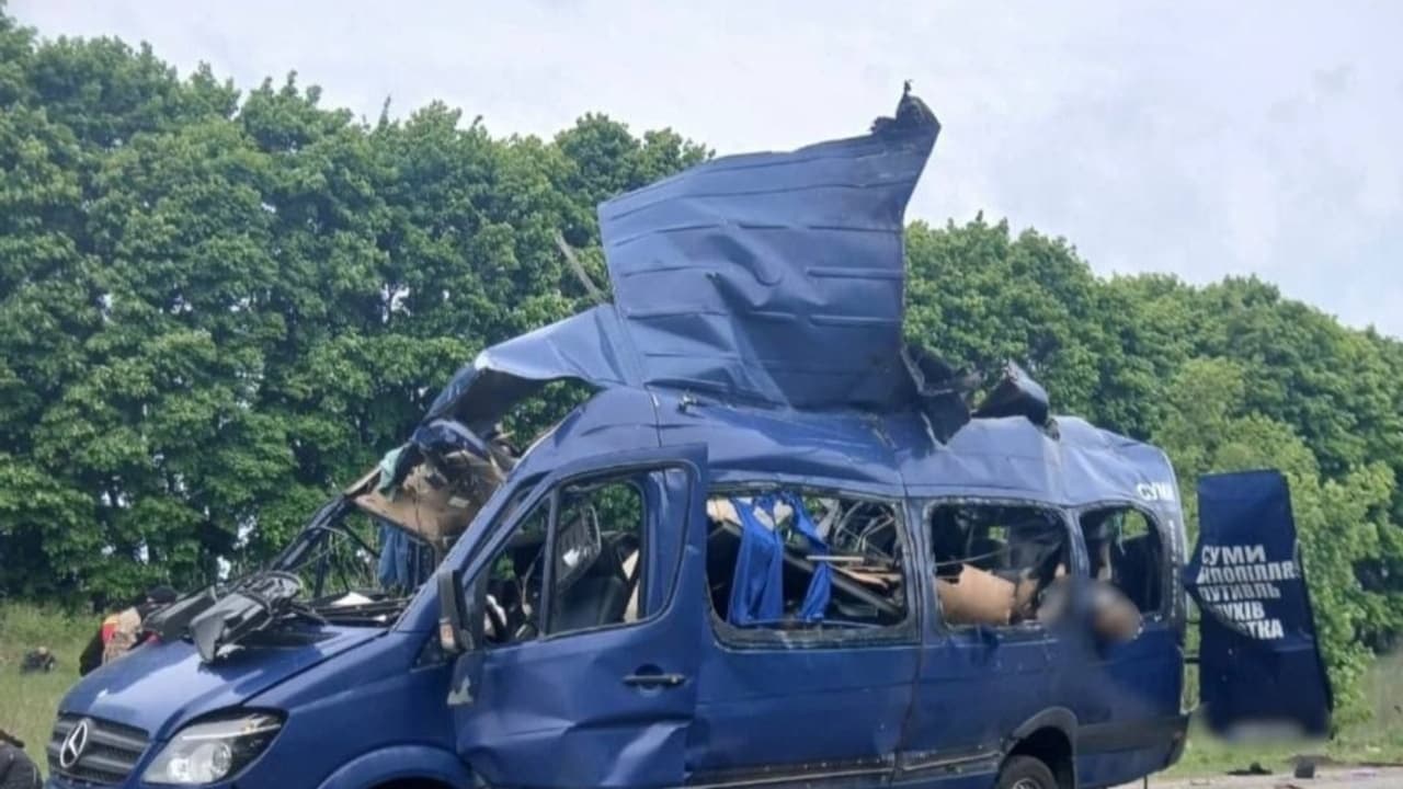 Russian drone strike