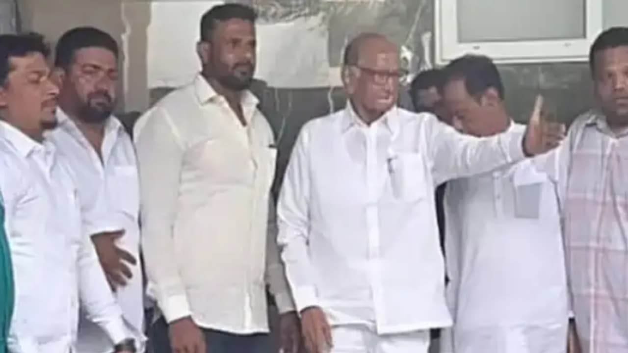 sharad pawar in ahilyangar sharad pawar in ahilyangar