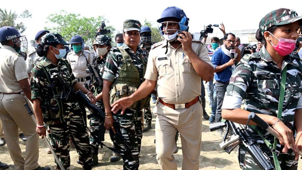 central force for 4th phase of voting central force for 4th phase of voting