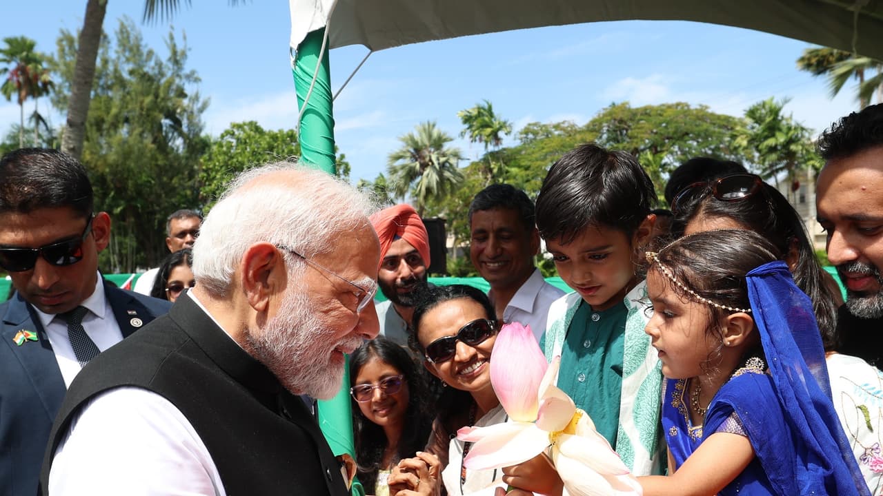 Guyana President residence special welcome to PM Modi 7 curry food served