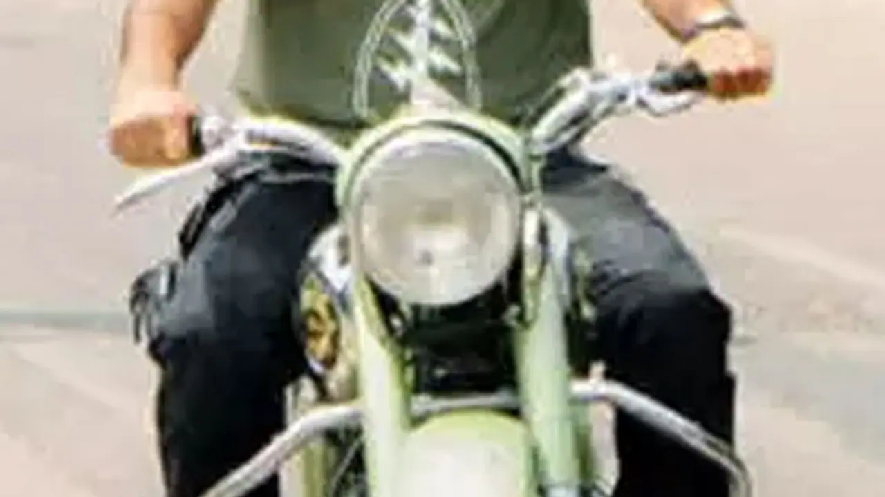 Dhoni Bike Ride Dhoni Bike Ride