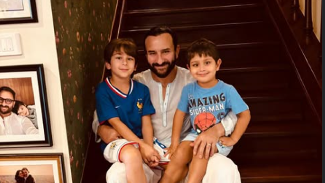 Saif Ali Khan Reveals What Taimur, Jeh Ask About Global Wars Saif Ali Khan Reveals What Taimur, Jeh Ask About Global Wars