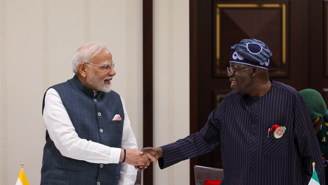 PM Modi and Nigeria President PM Modi and Nigeria President