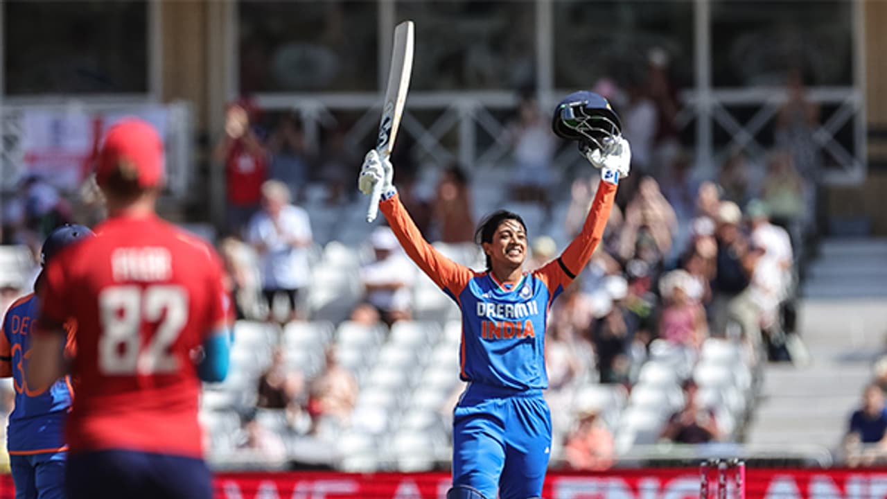 Smriti Mandhana. (Photo @BCCIWomen X)