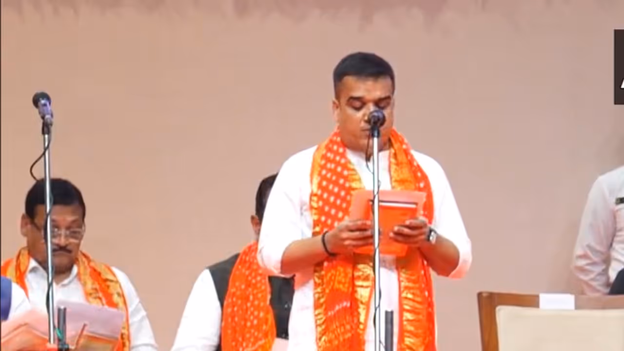 Harsh Sanghavi Takes Oath As Gujarat Deputy CM Harsh Sanghavi Takes Oath As Gujarat Deputy CM
