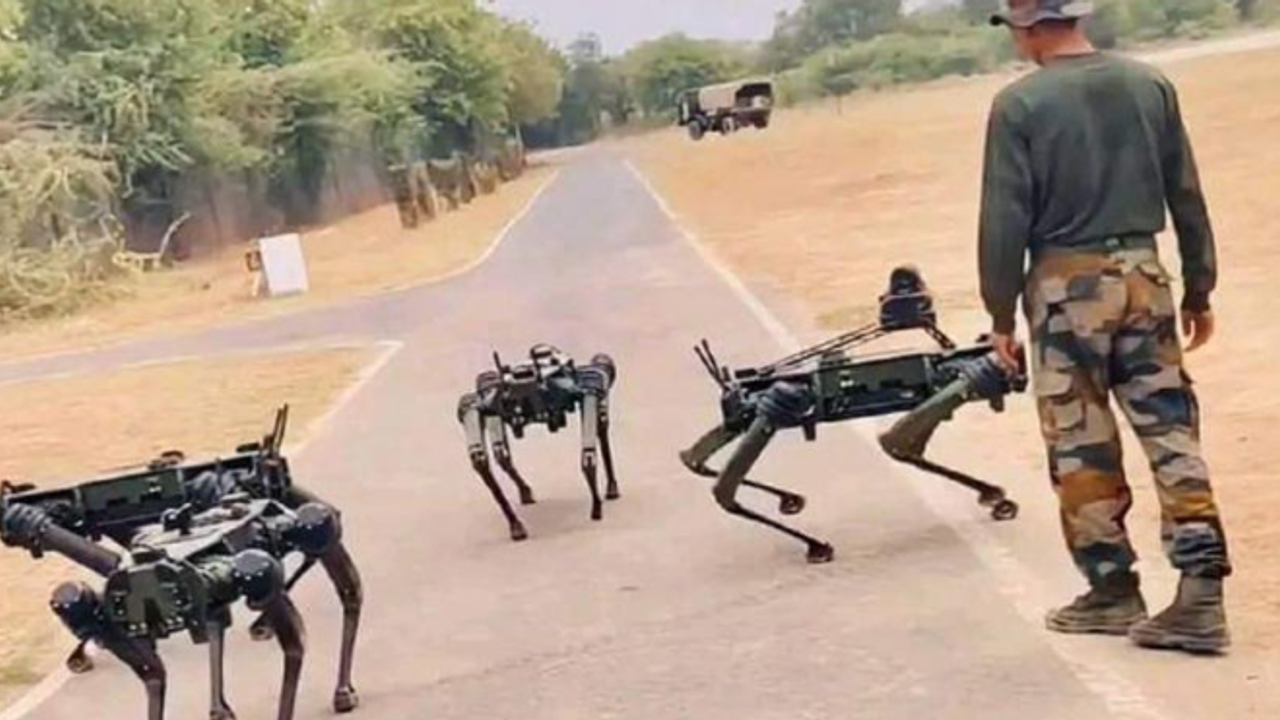 Indian Army Robot Dogs Indian Army Robot Dogs