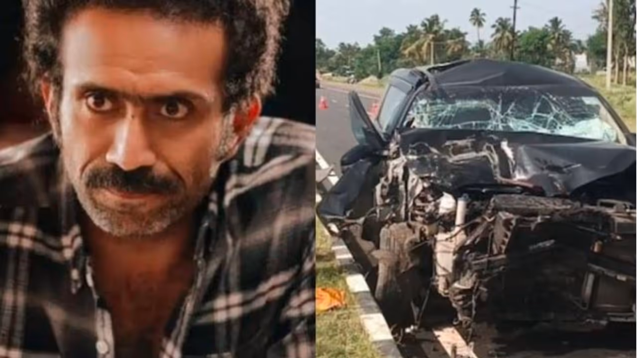 Malayalam Actor Shine Tom Chacko car accident Malayalam Actor Shine Tom Chacko car accident