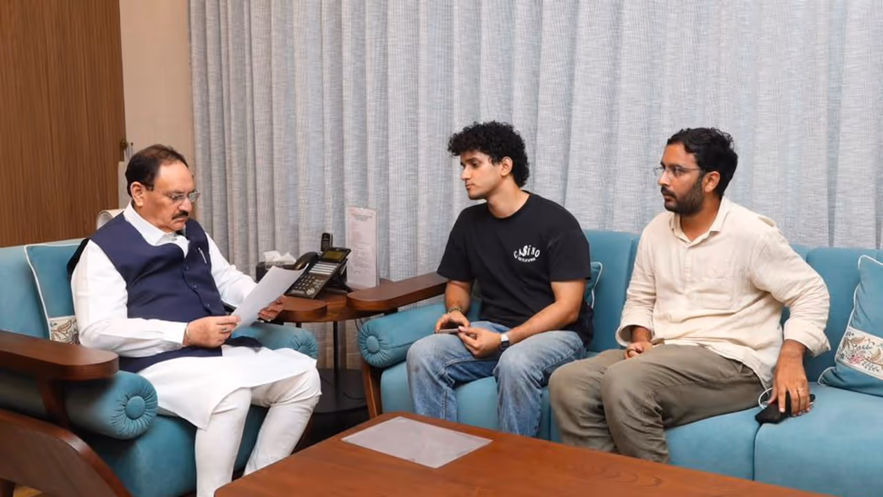 CJP protest JP Nadda meeting CJP protest JP Nadda meeting