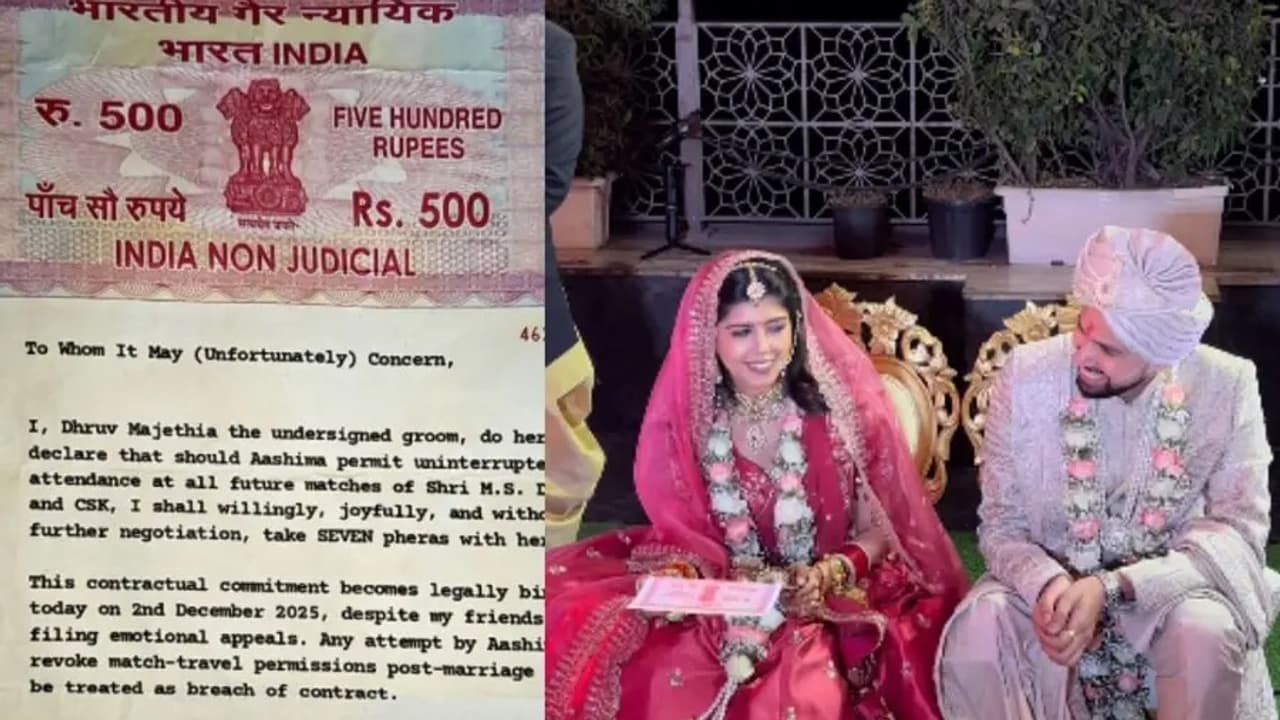 CSK fan wedding CSK fan wedding