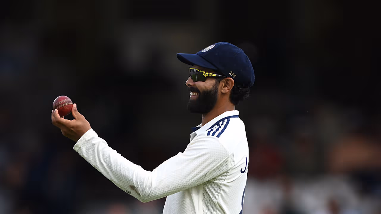Ravindra Jadeja Took Three Wickets Against West Indies Ravindra Jadeja Took Three Wickets Against West Indies