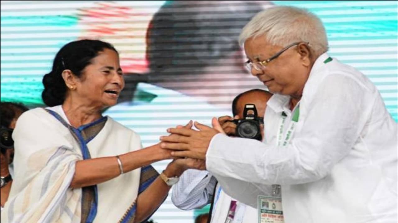 Mamata Banerjee Lalu prasad yadav Mamata Banerjee Lalu prasad yadav